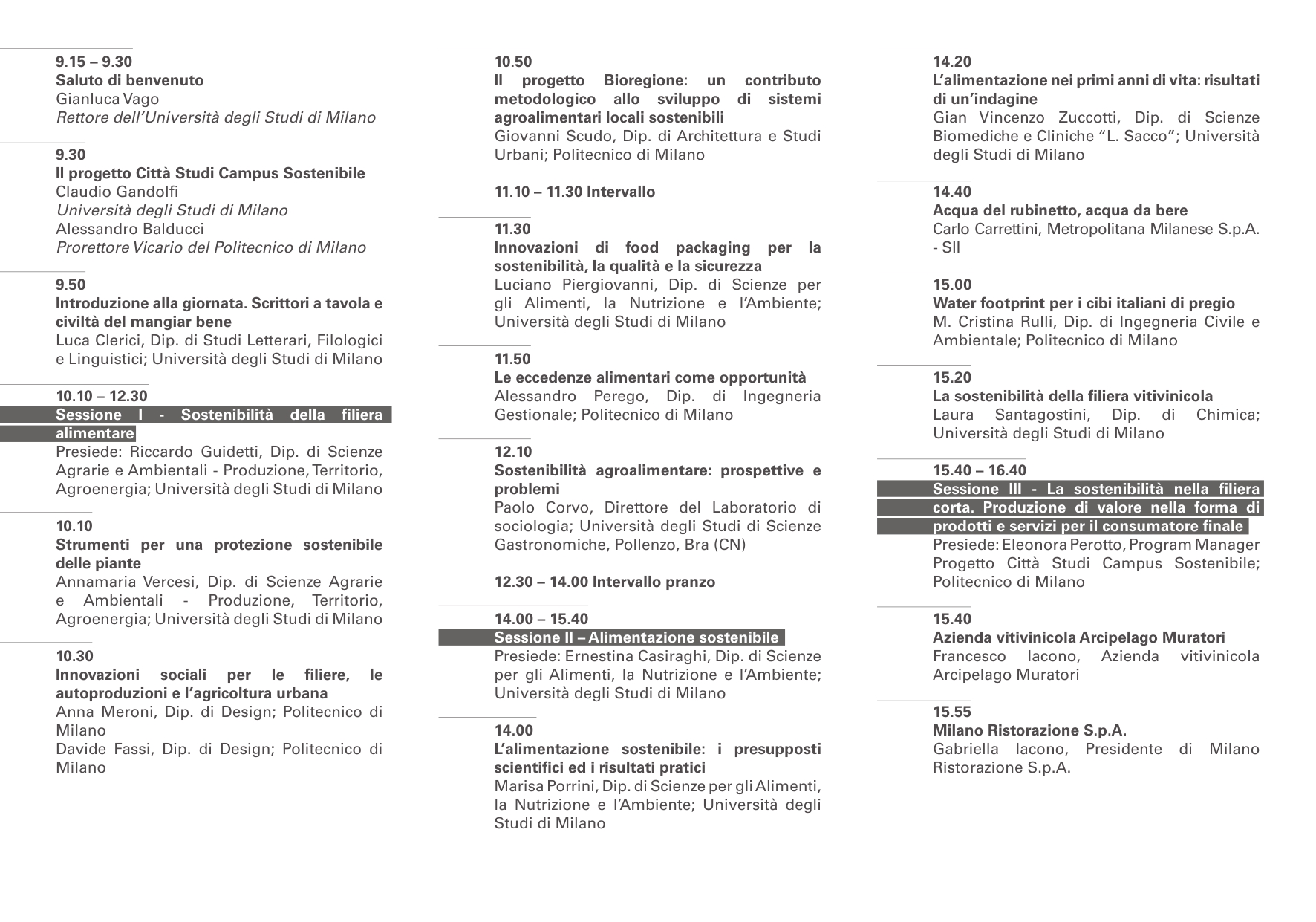 Programma